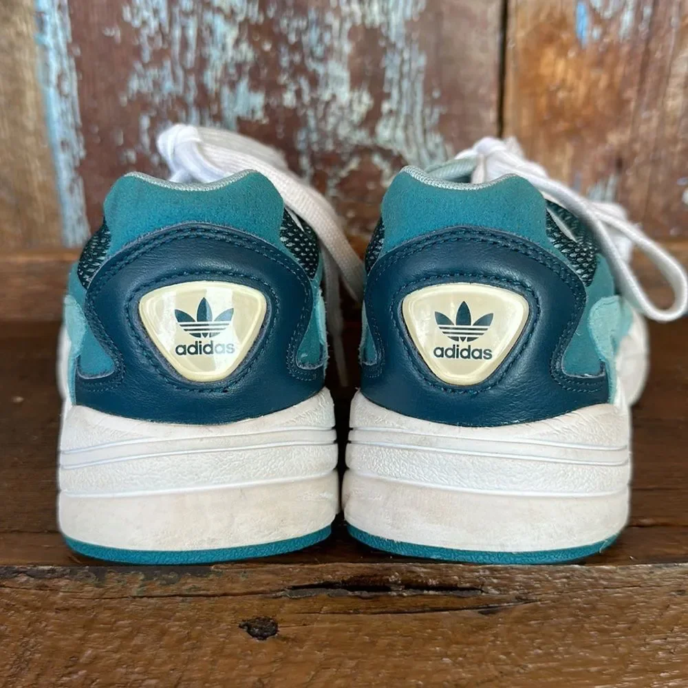 Adidas Women's Blue Falcon Chunky 90s Inspired Suede Sneakers Size 8 - Picture 8 of 13